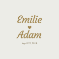 Emilie & Adam&nbsp;(1)